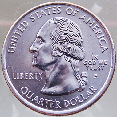 США 25 центов Озеро Мичиган 2004 год